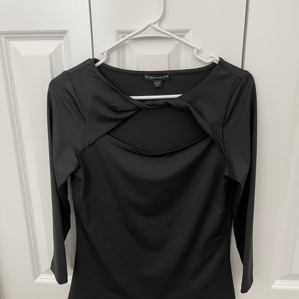 Boston Proper Elegant Black Garment